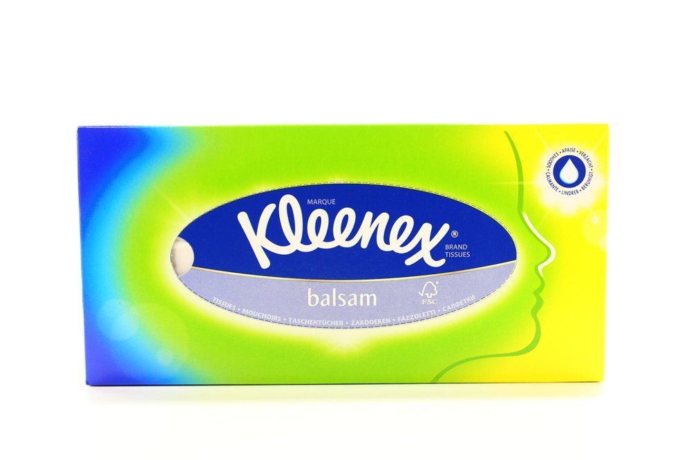 фото упаковки Kleenex Balsam Салфетки в коробке