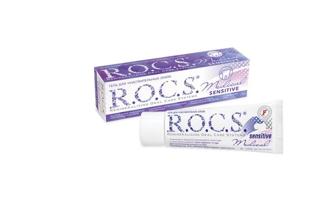 фото упаковки ROCS Medical Гель для чувствительных зубов Sensitive