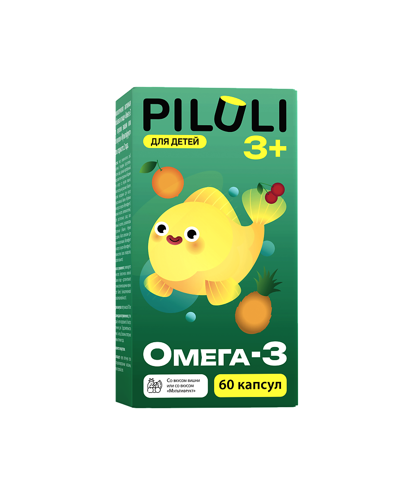 фото упаковки Piluli Омега-3 для детей