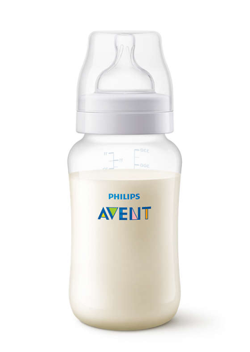 Philips Avent Anti-colic Бутылочка с силиконовой соской, SCF816/17, для детей с 3 месяцев, бутылочка для кормления, 330 мл, 1 шт.