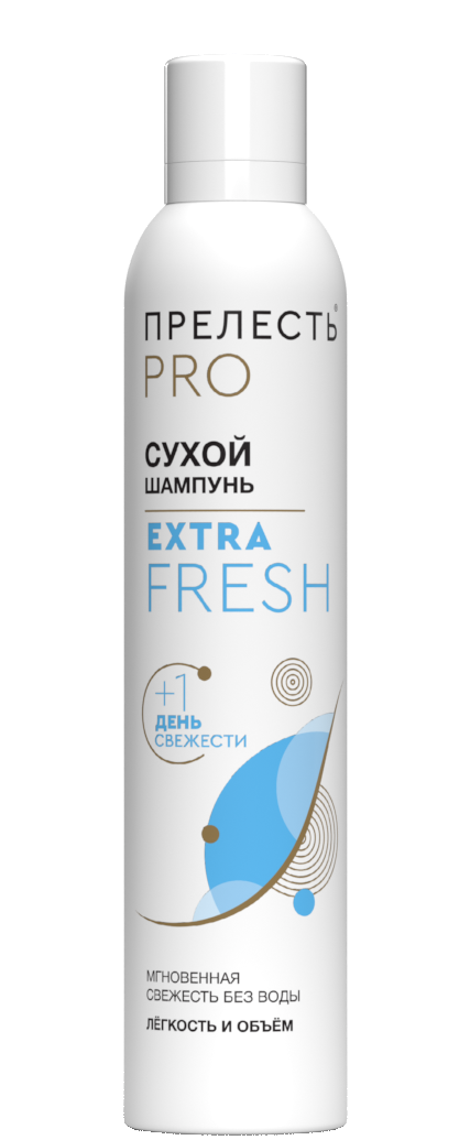 Прелесть Professional Сухой шампунь для волос Extra Fresh, шампунь сухой, 200 мл, 1 шт.