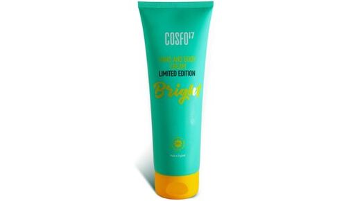 COSFO17 Bright Питательный крем для рук и тела, с ароматом апельсина, 250 мл, 1 шт.