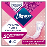 Libresse Dailyfresh plus ежедневные прокладки, прокладки гигиенические, 30 шт.