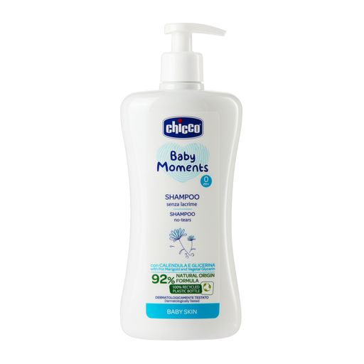 Chicco baby moments Шампунь для детей без слез, для детей с рождения, шампунь, 500 мл, 1 шт.