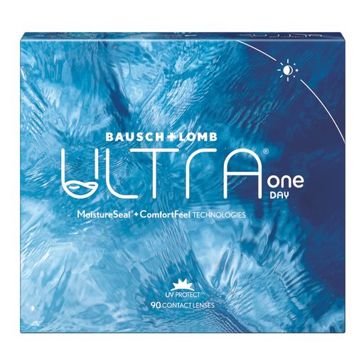Ultra One Day Мягкие контактные линзы, -6.00, 8.6, 90 шт.