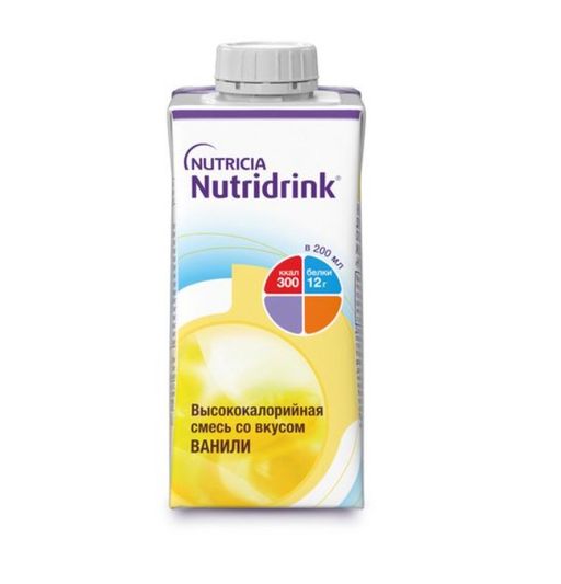 Nutridrink, жидкость для приема внутрь, со вкусом ванили, 200 мл, 1 шт.