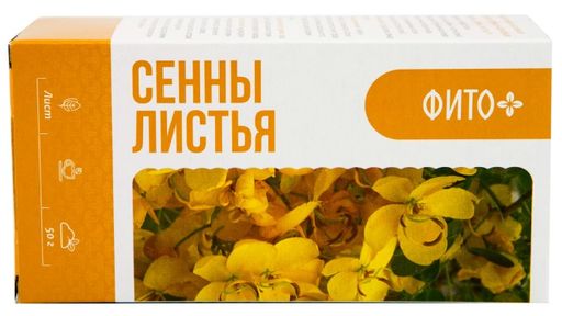 Фито+ Сенны листья, сырье растительное, 50 г, 1 шт.