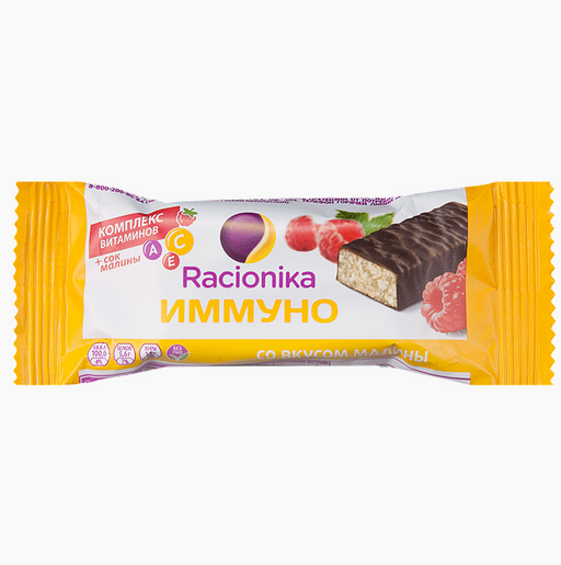Racionika Иммуно батончик, со вкусом малины, 30 г, 1 шт.