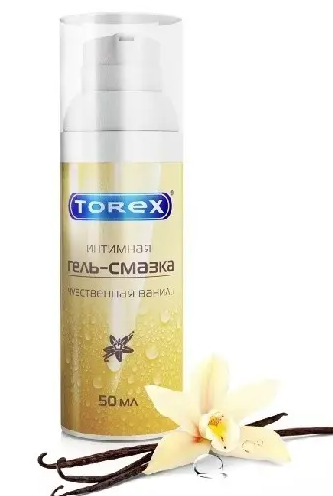Torex гель-смазка интимная чувственная ваниль, гель, 50 мл, 1 шт.